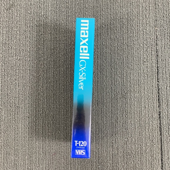 Maxell Videocassette VHS Tape GX-Silver High Quality T-120 6 Hour In EP Mode New - Picture 6 of 10